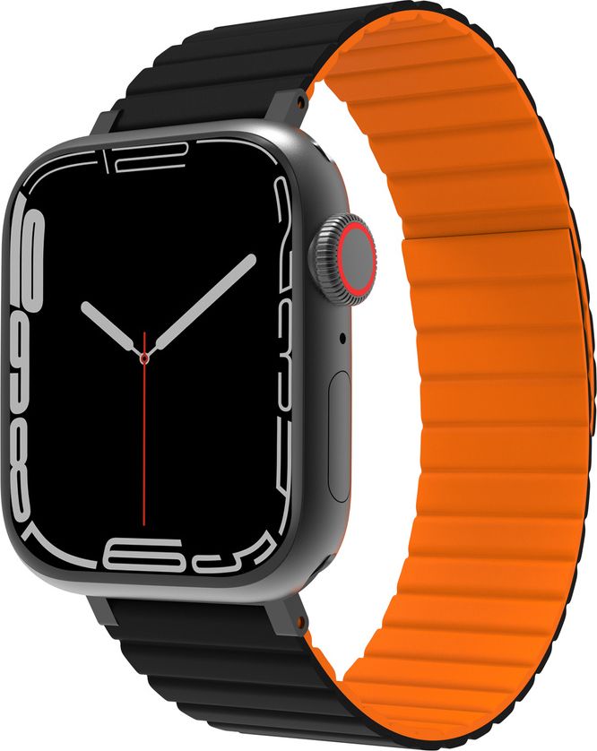 Jcpal Pasek JCPal FlexForm do Apple Watch Band Black/Orange (38/40/41mm)