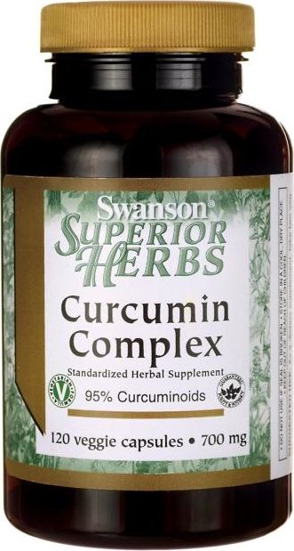 Swanson Swanson - Kompleks Kurkuminy, 700mg, 120 kapsułek roślinnych