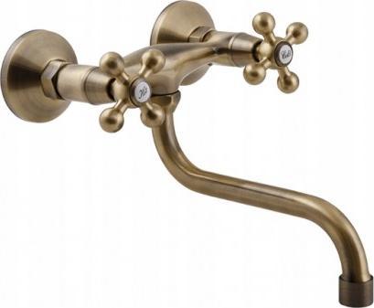 Bateria kuchenna Kuchinox Stilo ścienna mosiądz (KCH341391/ALL)