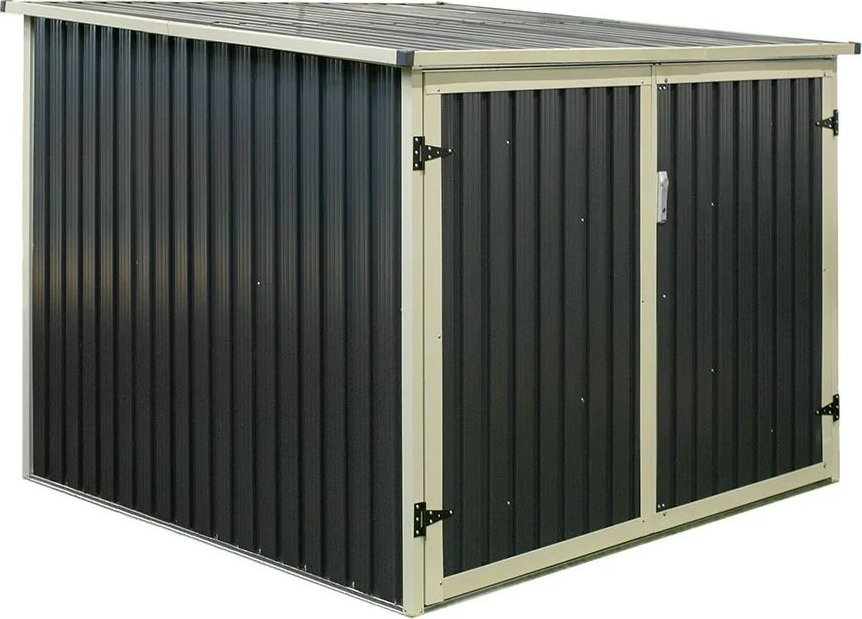 Westmann Westmann Skrzynka ogrodowa do garażu rowerowego Antracyt 200x203x158cm