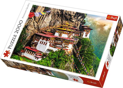 Trefl Puzzle 2000el Tygrysie gniazdo, Bhutan (27092)
