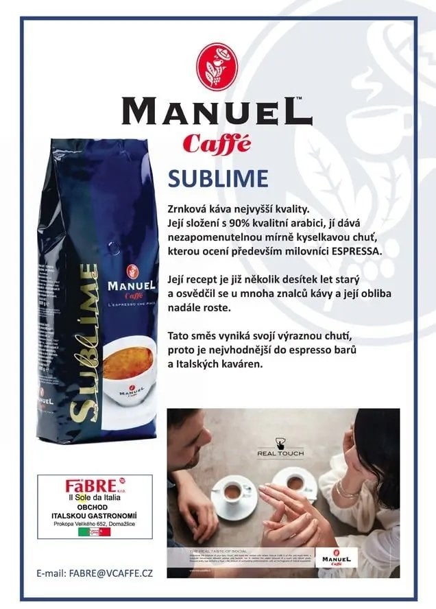 Kawa ziarnista Manuel Kawa ziarnista Sublime 1kg