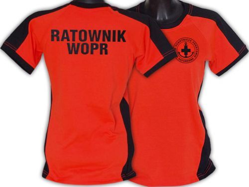 North Wind + medical Koszulka Ratownik WOPR damska FLUO