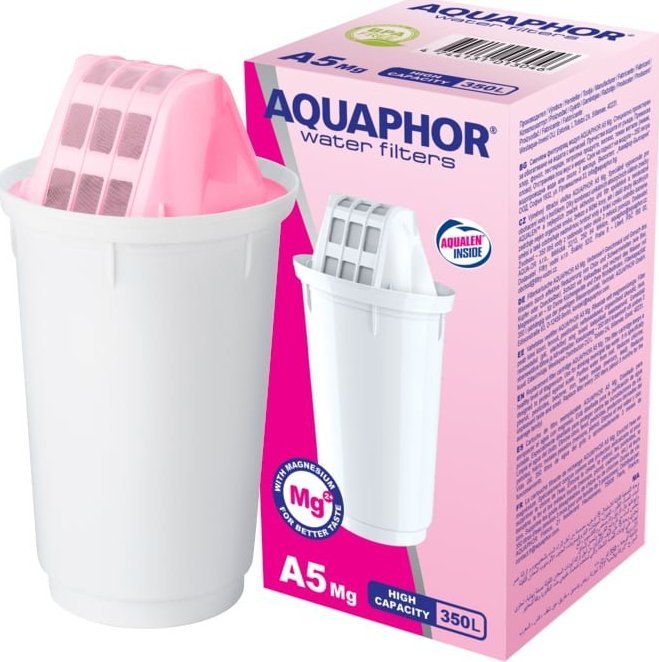 Wkład filtrujący Aquaphor 5x WKŁAD FILTRUJĄCY AQUAPHOR A5 MG+ MAGNEZ WYDAJNOŚĆ DO 350L