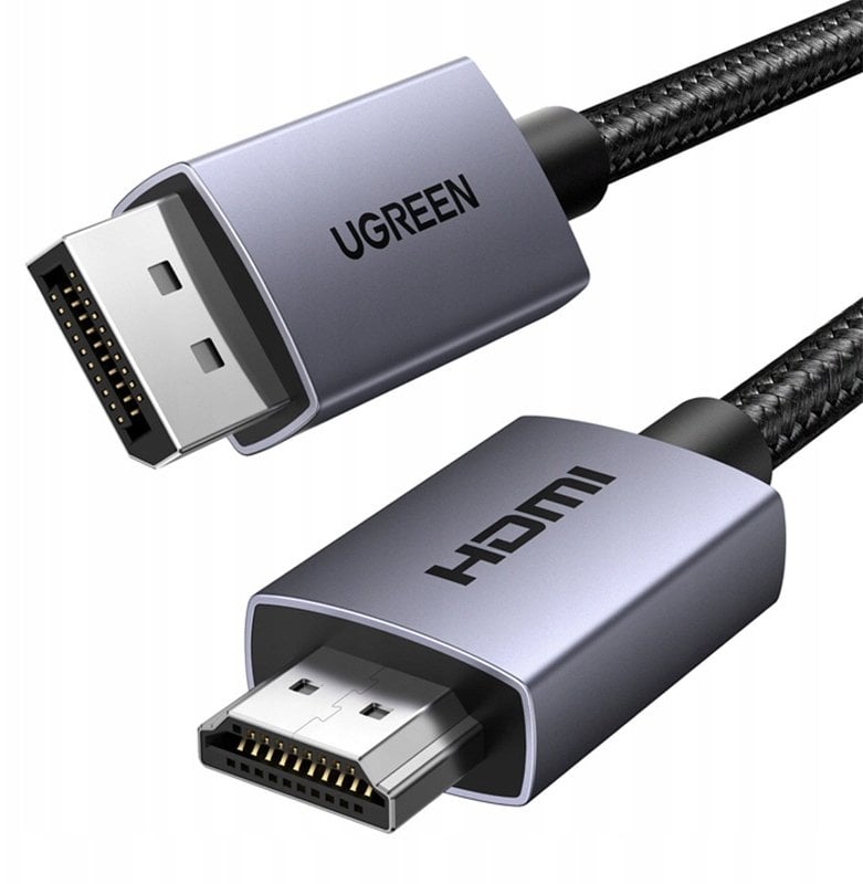Ugreen Kabel DisplayPort do HDMI DP123 4K 30Hz, 2m