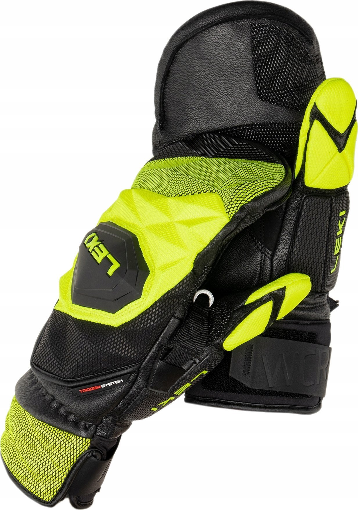 Leki LEKI RĘKAWICE WCR Venom SL 3D MITT black-ice lemon 8.5