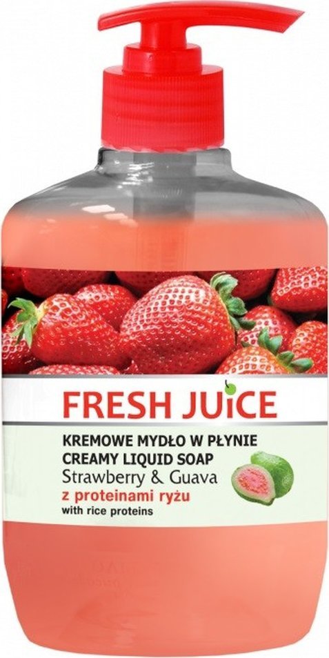 Elfa II FRESH JUICE Mydło w płynie truskawka i guava 460ml