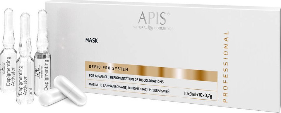 Apis Depiq Pro System maska do zaawansowanej depigmentacji przebarwień 10x3ml