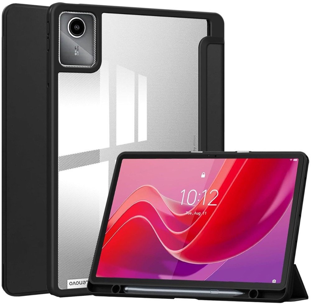 Etui z klapką Supero do Lenovo Tab M11 / K11E TB-330FU/TB-330XU/TB-330FC, czarne