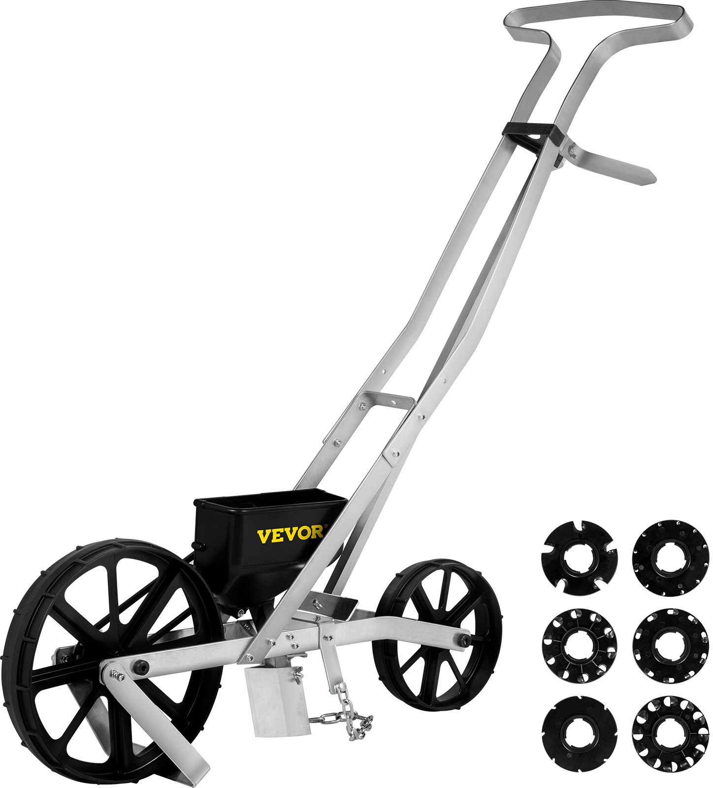 Siewnik ogrodowy ROZSIEWACZ DO NASION TRAWY RĘCZNY 6 cm