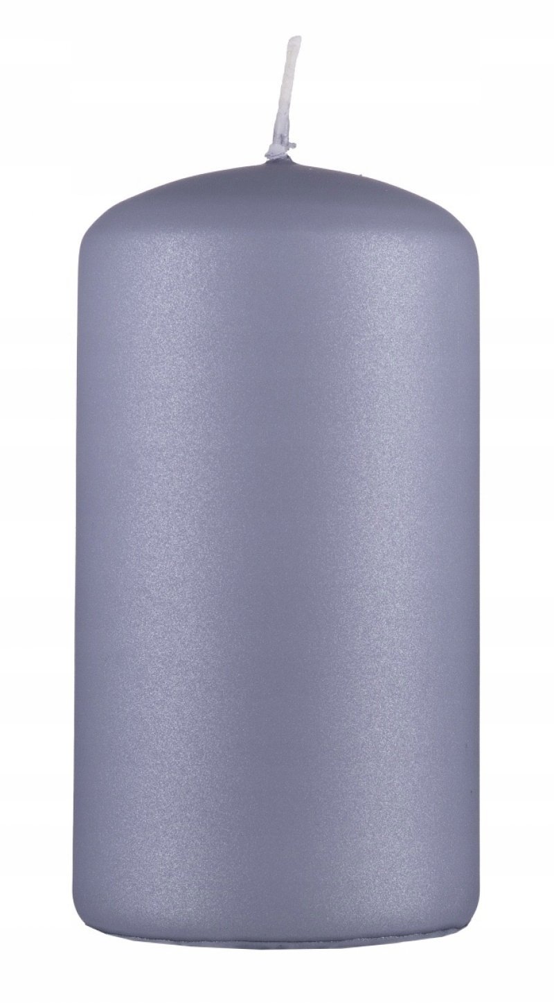 Donau Home Świeca słup Standard lakier, 60x115mm, grafitowy metaliczny mat