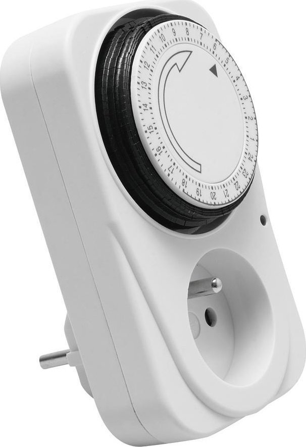 GTV Programator czasowy mechaniczny 24h PC-MECH24-00