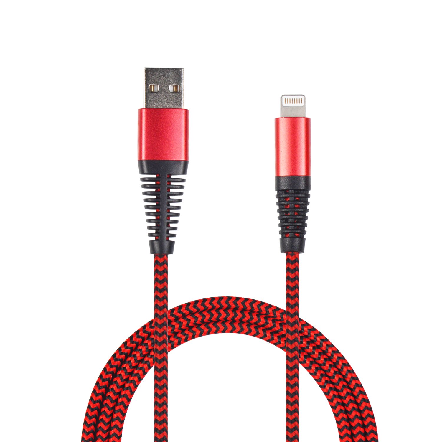Kabel USB 2GO USB-A - Lightning 1 m Czerwony (795946)