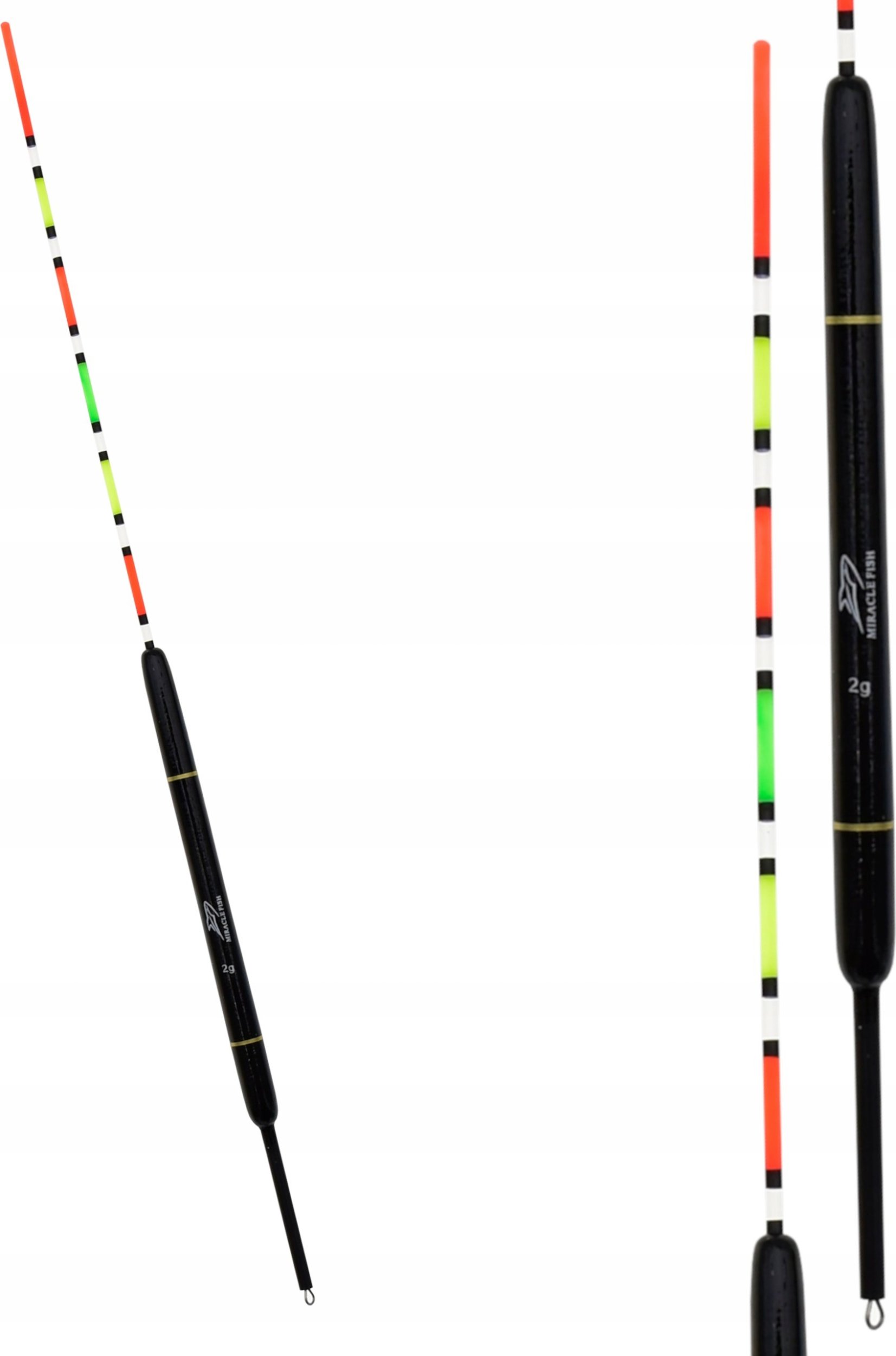 Miracle Fish Spławik Przelotowy Miracle Fish wyporność 2 g wysokość 27,5 cm