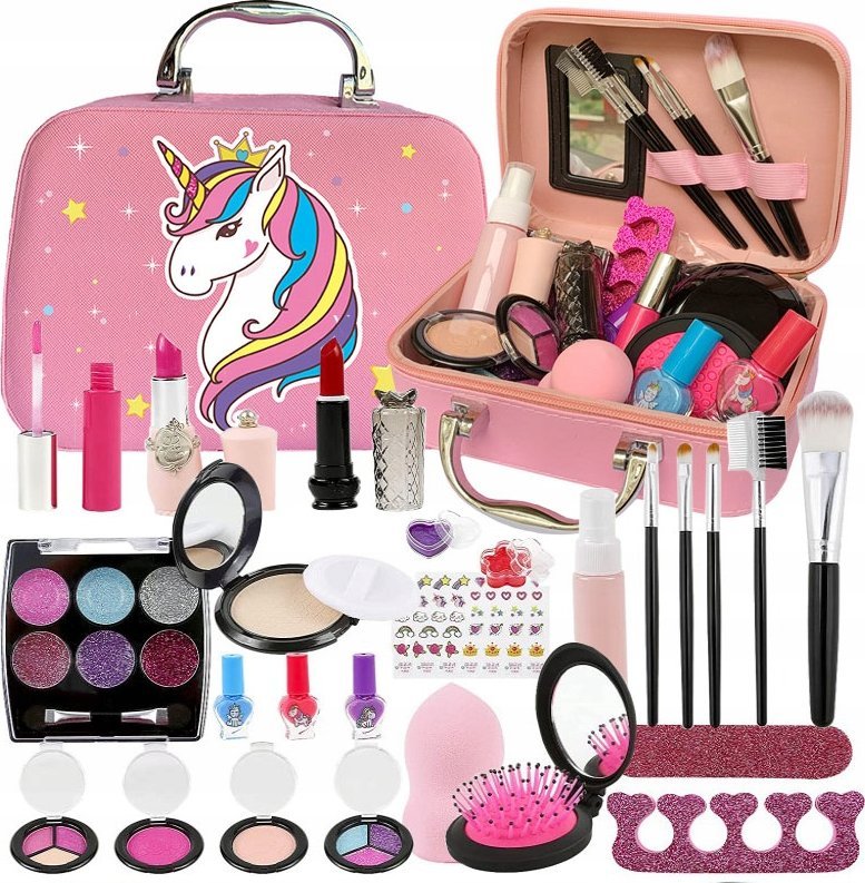 Kuferek Kosmetyków Do Makijażu I Paznokci Cienie