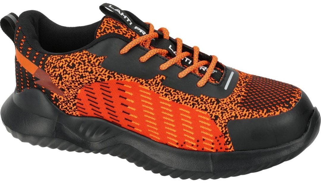 Półbuty z dzianiny pomar.-czarne, sb fo, "39", ce, lahti