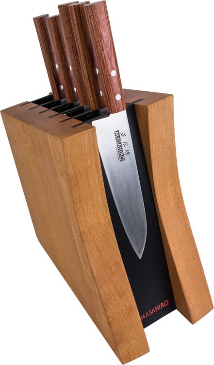 Masahiro Zestaw Masahiro z blokiem na noże MSH_SAN_B uniwersalny