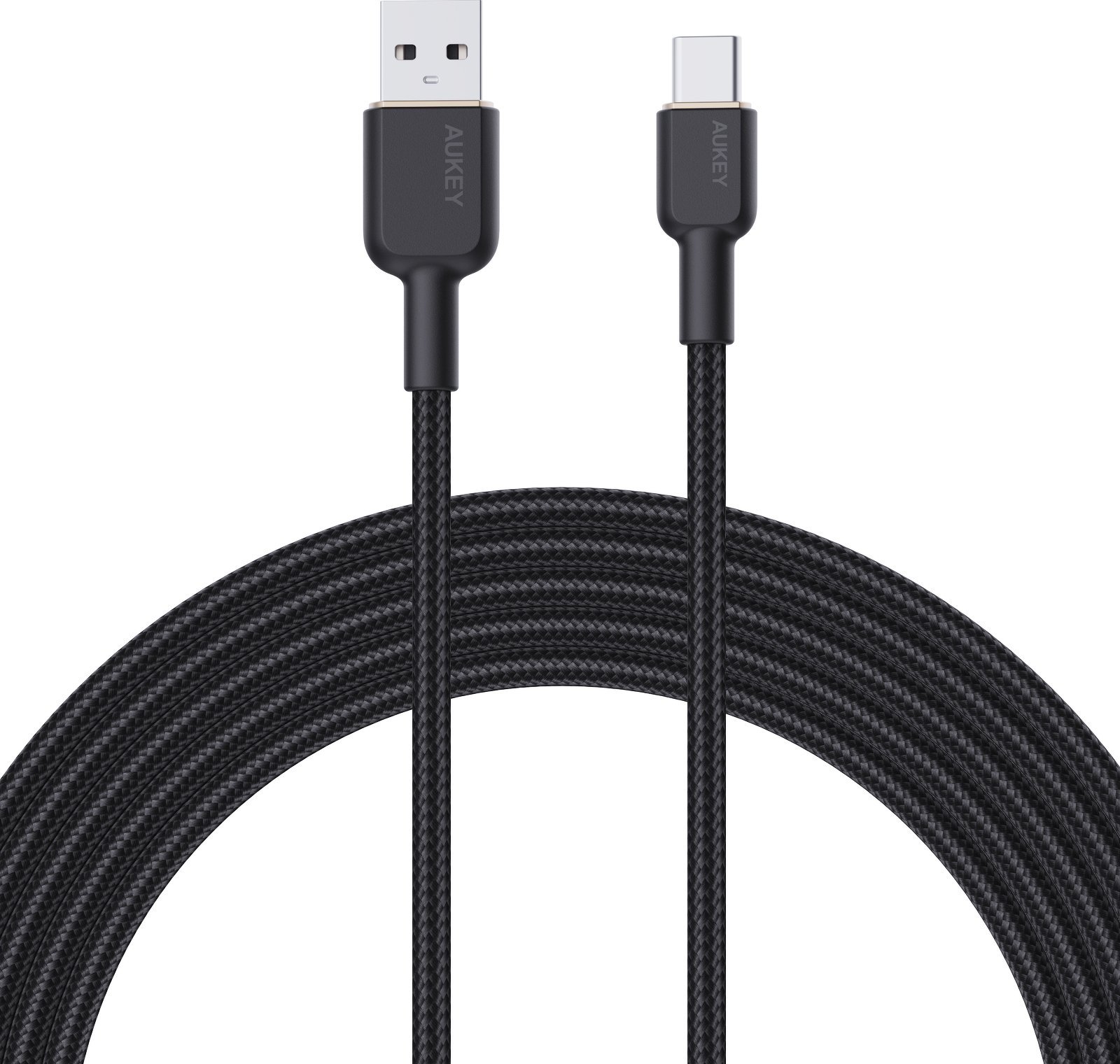 Kabel USB Aukey USB-A - USB-C 1.8 m Czarny (CB-NAC2 BK)