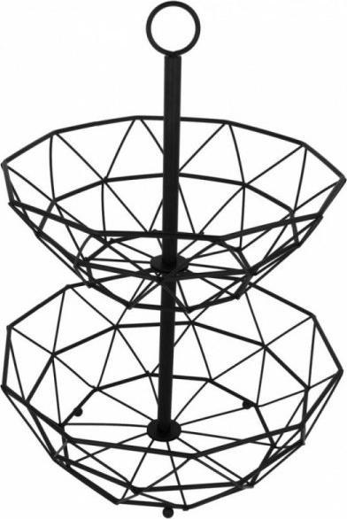 KRISBERG KOSZYK PIĘTROWY PATERA NA OWOCE LOFT 2533