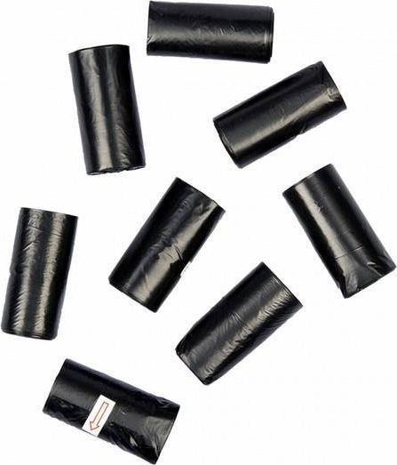 Duvo+ Worki na odchody Czarne 8x20 szt.