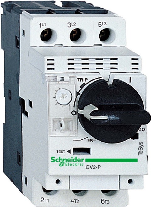 Schneider Wyłącznik silnikowy 3P 0,75kW 1,6-2,5A GV2P07