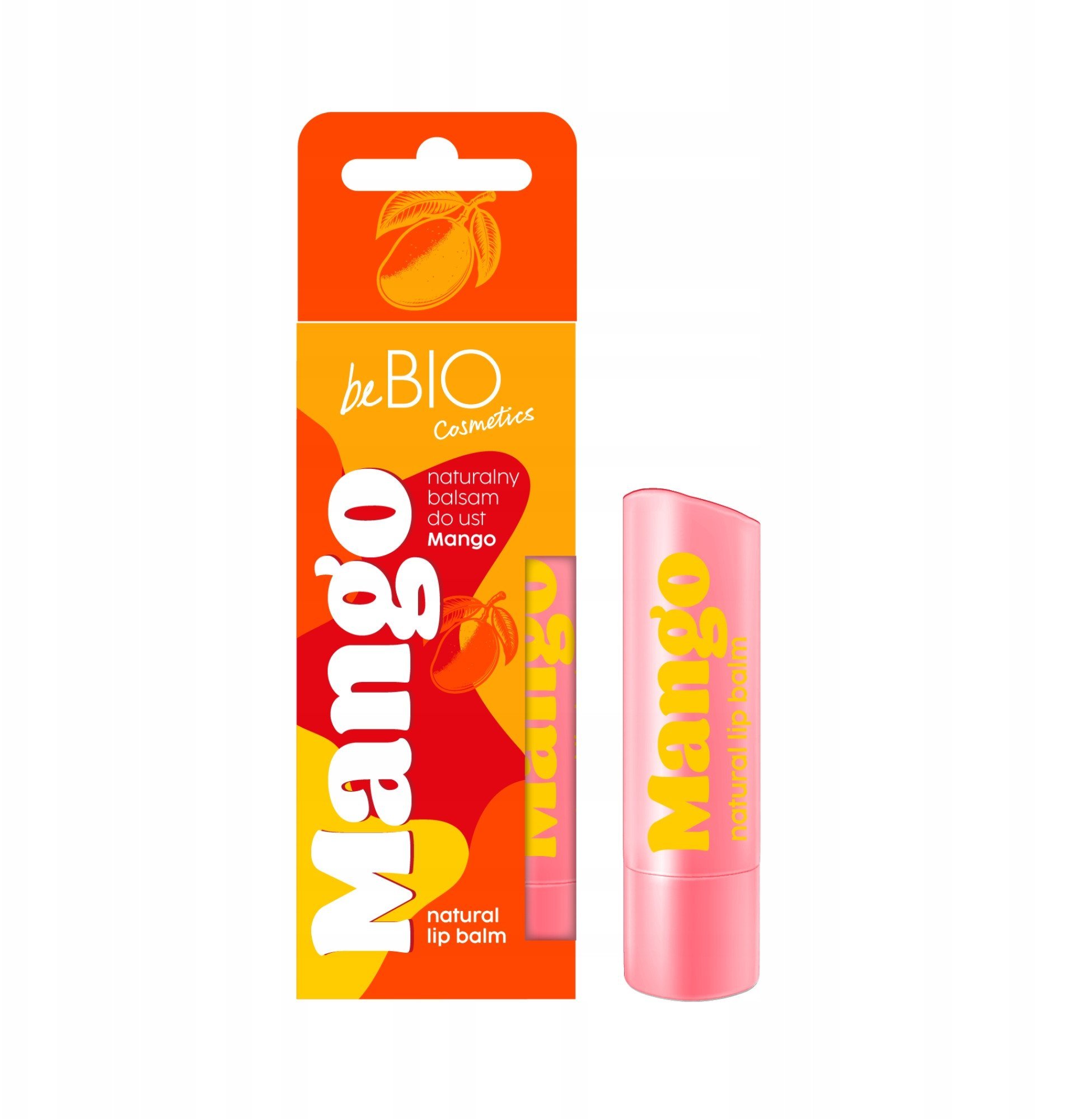 BE BIO_Mango naturalny odżywczy balsam do ust Mango 5g