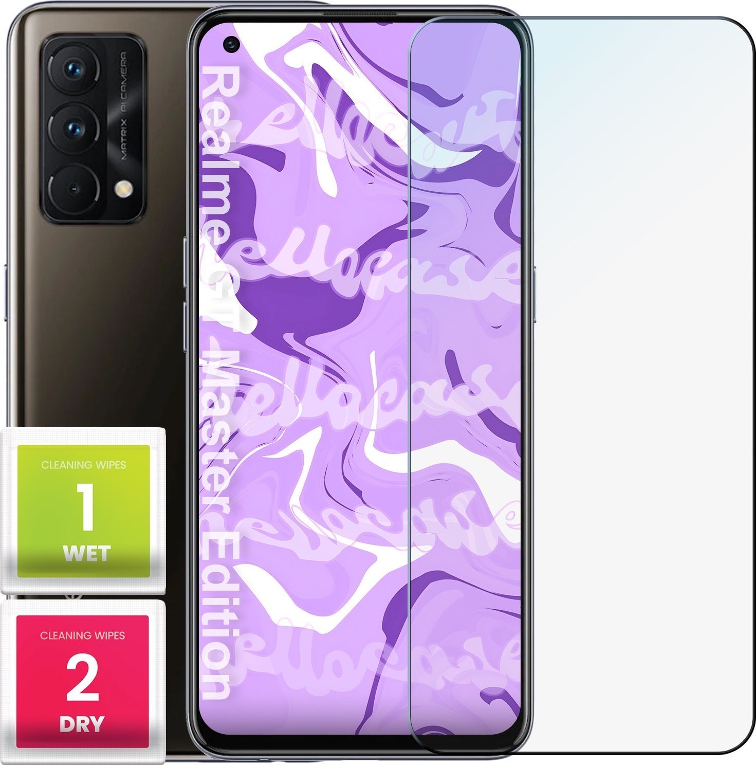 Hello Case Szkło Hartowane do Realme Gt Master Edition (szybka 9H, płaskie 2.5D)