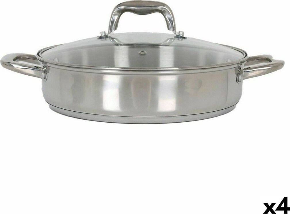 Quttin Garnek ze Szklaną Pokrywką Quttin 4,3 L (4 Sztuk)