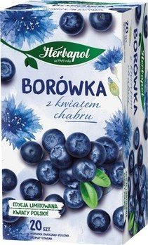 Selgros Herbapol herbatka owocowa borówka z kwiatem chabru (20 torebek x 2,3g) 46g