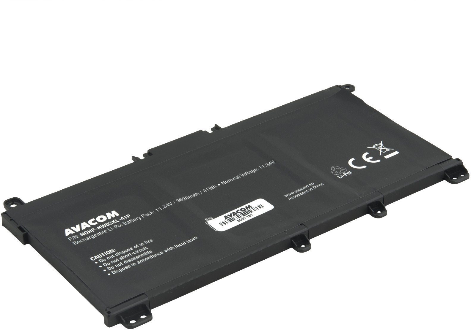AVACOM baterie pro HP 255 G8, G9, 470 G8, G9 Li-Pol 11,34V 3620mAh 41Wh - HW03XL