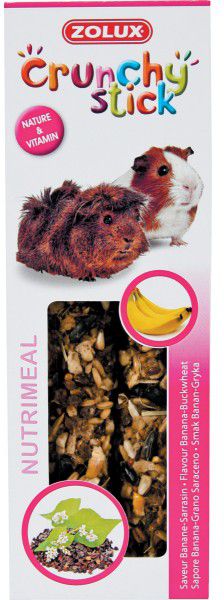 Zolux Crunchy Stick świnka morska banan/kasza gryczana 115 g