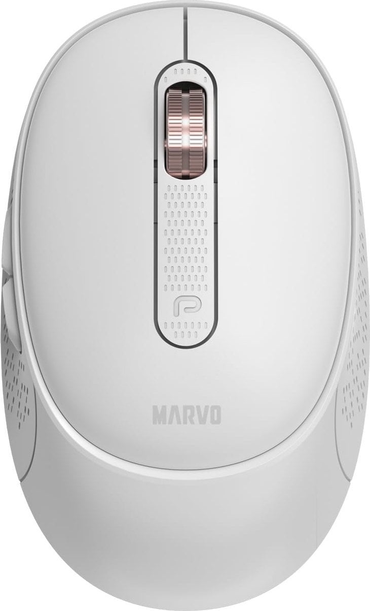 Mysz bezprzewodowa, Marvo WM111 SW, srebrna, optyczna, 1600DPI