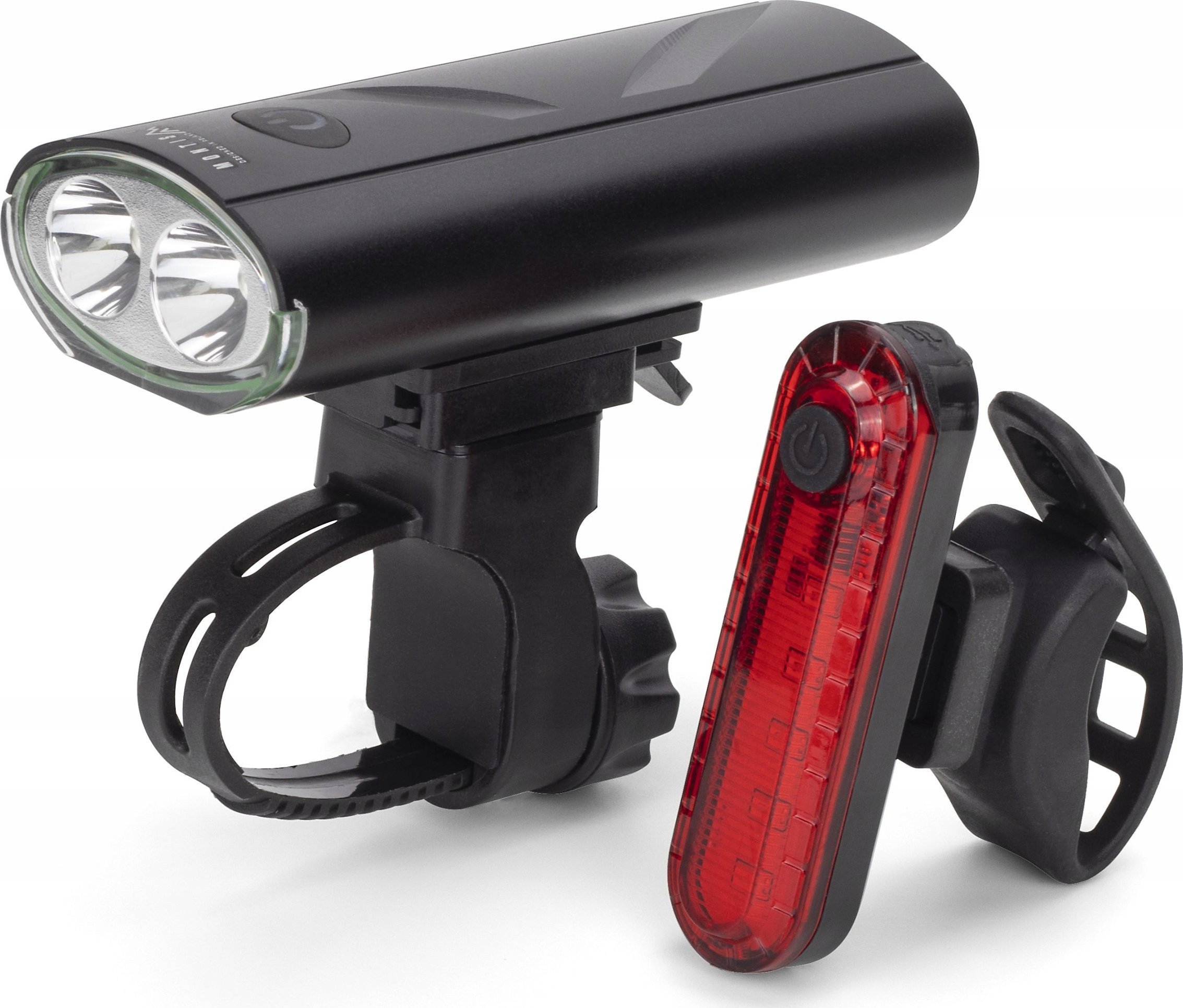Montis Zestaw lampek rowerowych tył + przód MT107