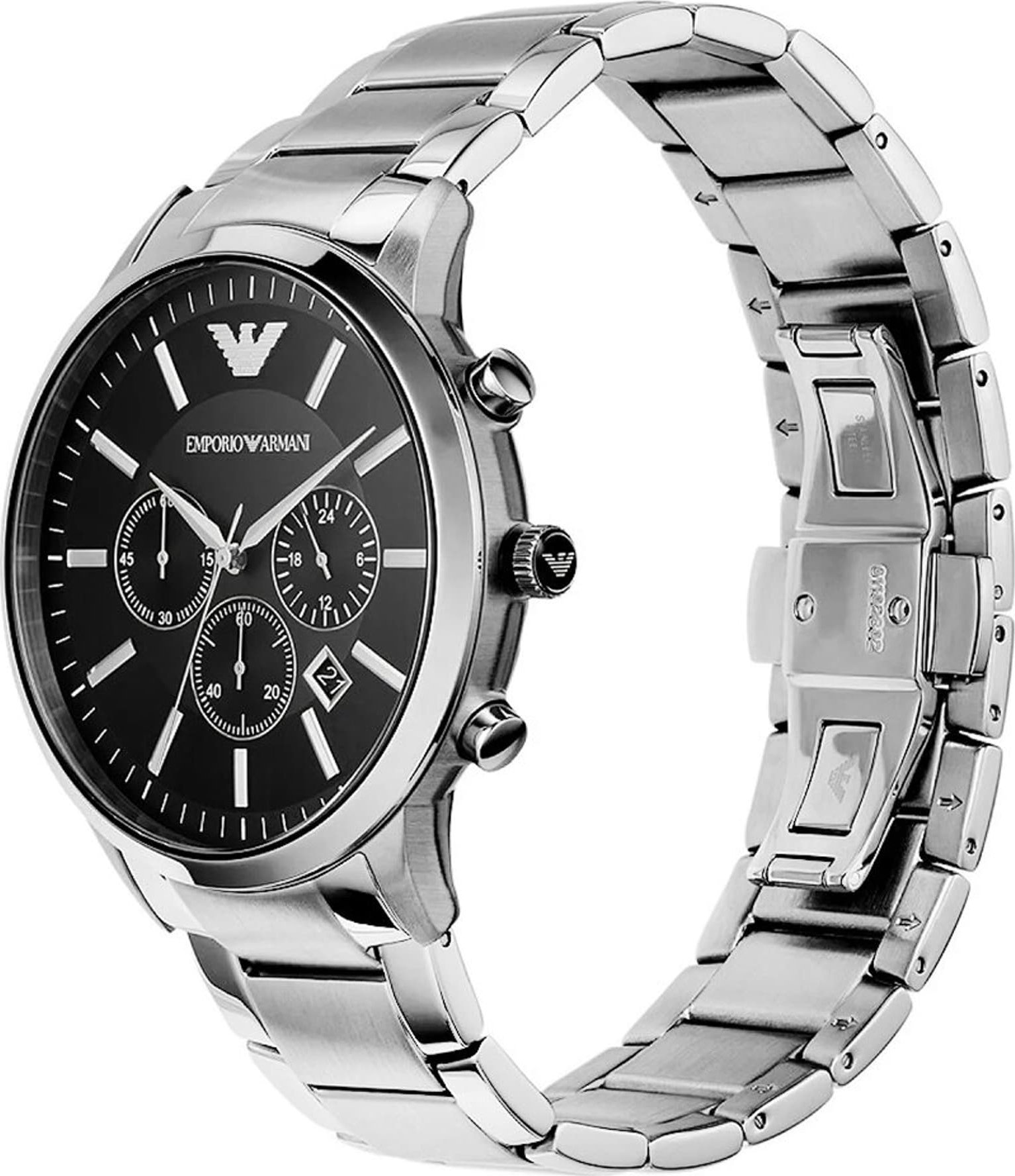 Zegarek Emporio Armani ZEGAREK MĘSKI EMPORIO ARMANI AR2460 RENATO + BOX (zi094a)