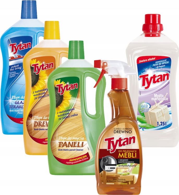 Tytan Mega zestaw do mycia podłóg i mebli Tytan PROMO