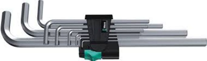Wera Zestaw kluczy imbusowych hex typ L 1,5-10mm 9szt. (021909)
