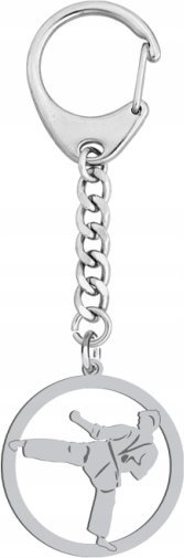 Radziszewska Jewellery Srebrny Brelok Ju-jitsu GRAWER GRATIS