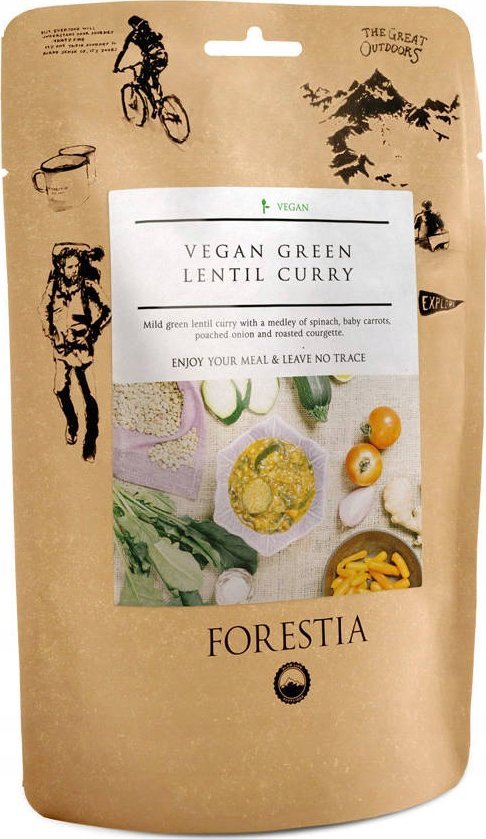 Forestia Wegańskie curry z zielonej soczewicy, 350g, [Vegsillia green'lentil curry - SH]