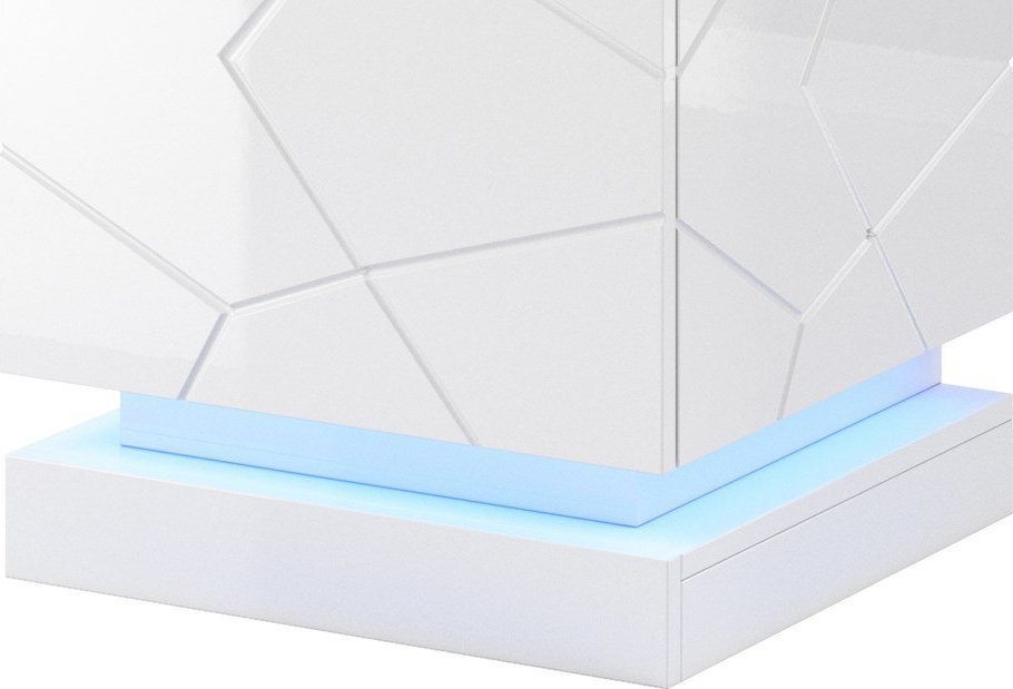 Cama Meble Oświetlenie szafka nocna QIU 2szt. RGB