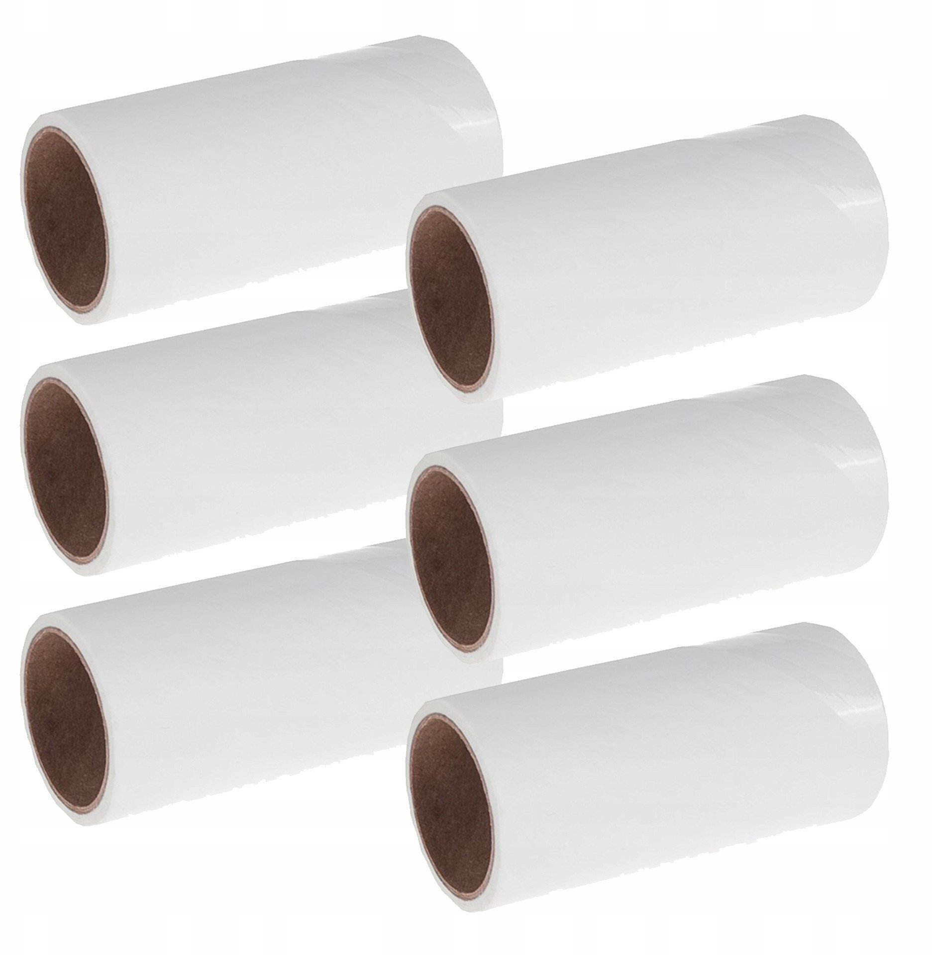 Zestaw 6szt wkładów do rolki do czyszczenia ubrań 10cm x 60listków (50)