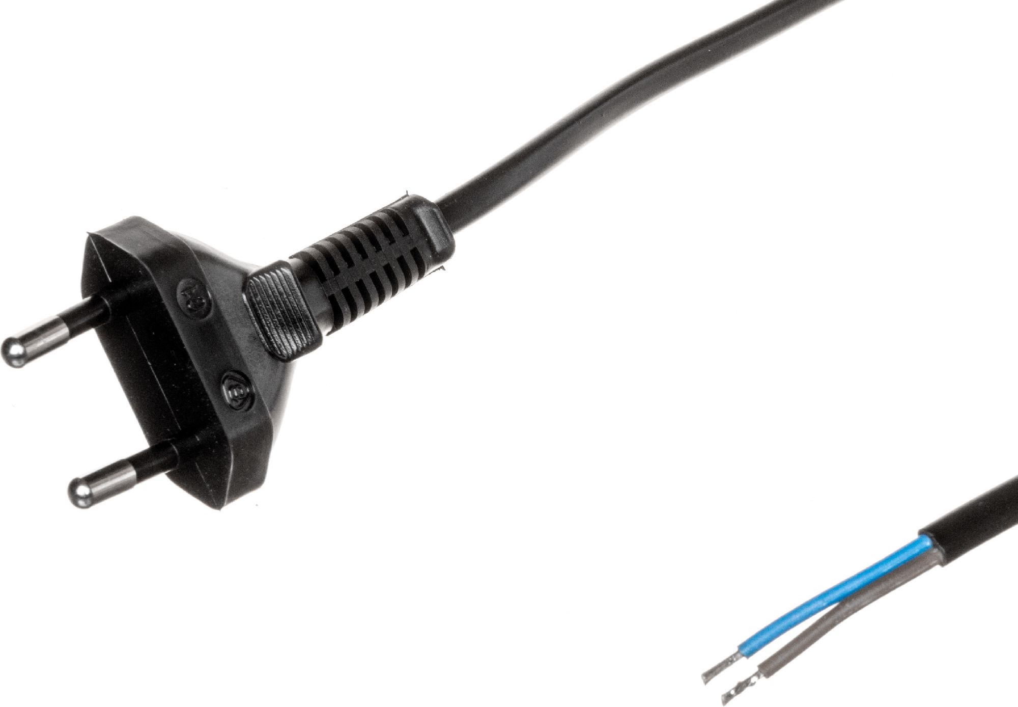 Zamel Przewód przyłączeniowy bez wyłącznika 250cm czarny SP-250/2X0,75/-CZN (YNS10000454)