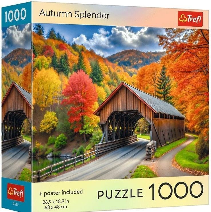 Puzzle 1000 USA Collection: Autumn Splendor TREFL