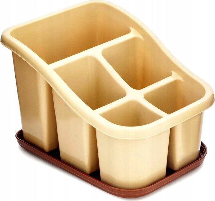 Ociekacz na sztućce 5 komorowy 200x150x130 mm