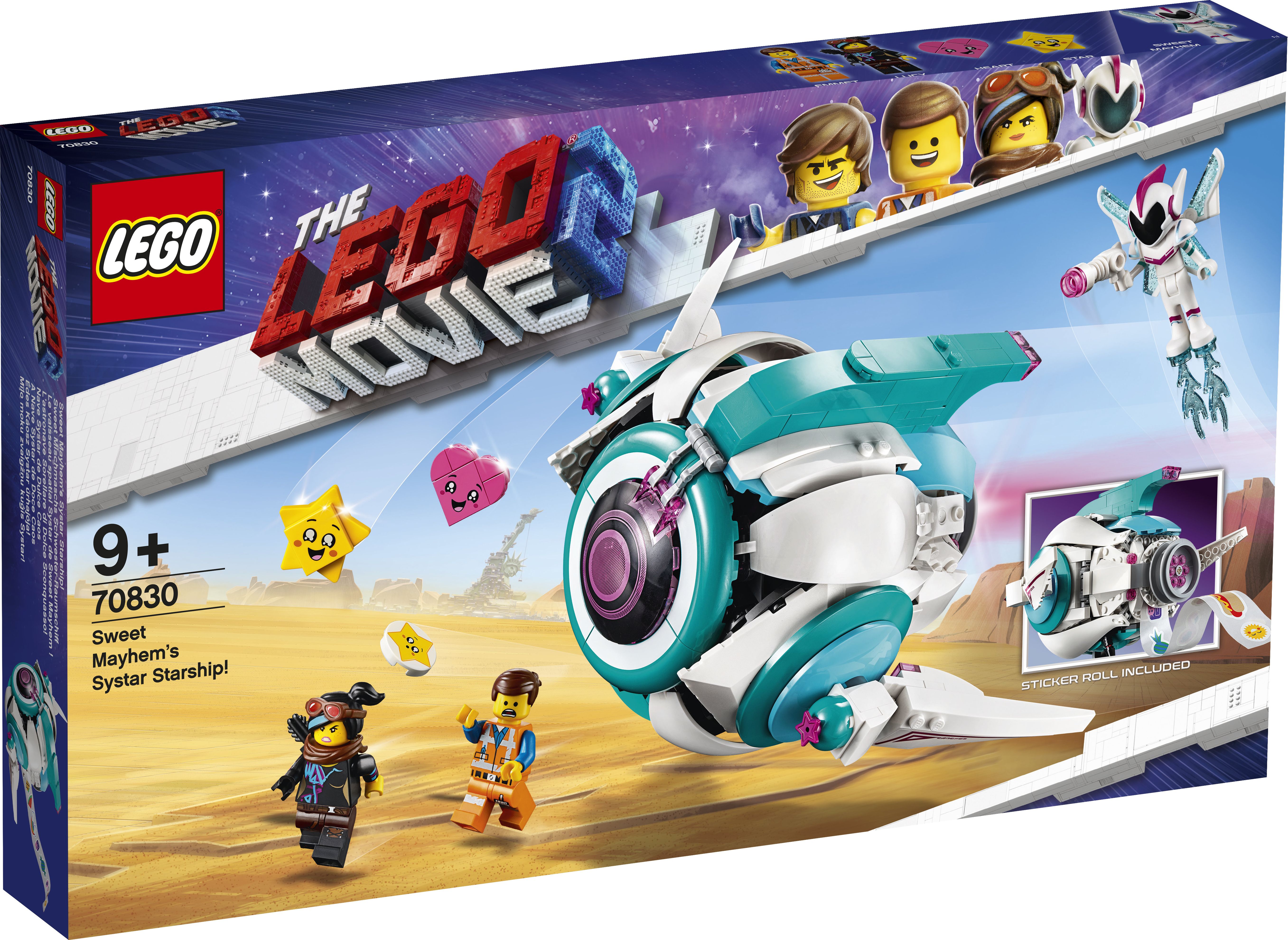 LEGO Movie 2 Gwiezdny statek Słodkiej Zadymy (70830)