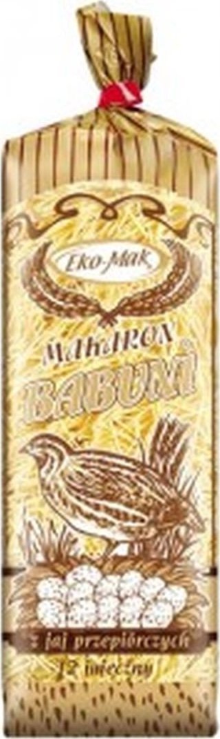 Eko mak Ekomak Makaron przepiórczy krajanka 250g