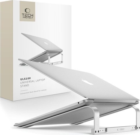 Tech-Protect TECH-PROTECT ULS100 UNIVERSAL LAPTOP STAND SILVER