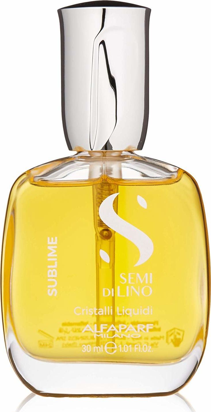 Alfaparf Spindesio suteikiantis plaukų aliejus Alfaparf Milano Semi Di Lino Sublime Cristalli Liquidi 30 ml
