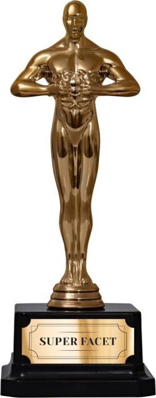 Statuetka prezentowa - Super Facet