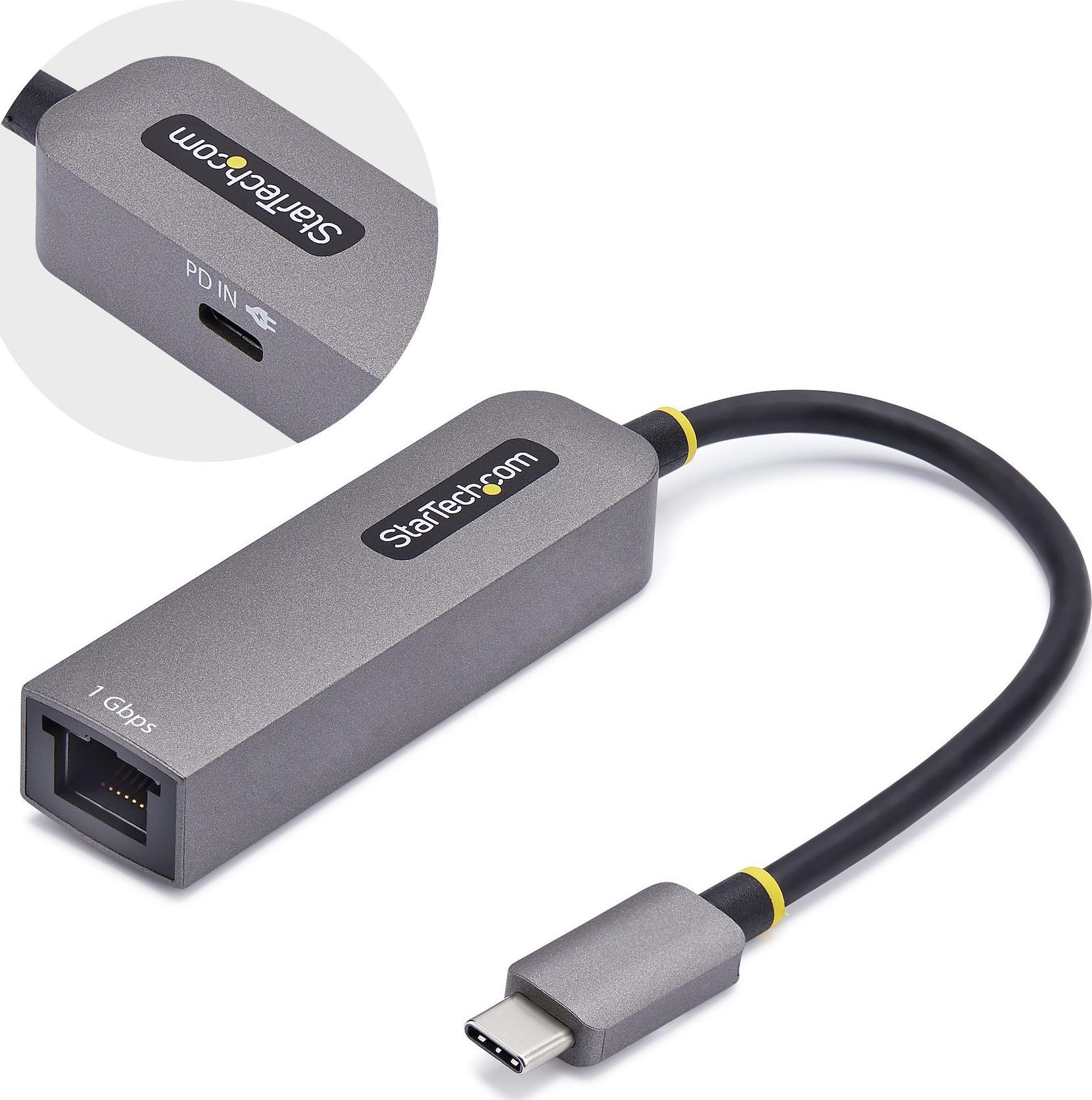 StarTech 1GPD3-USB-C-ETHERNET karta sieciowa 5000 Mbit/s