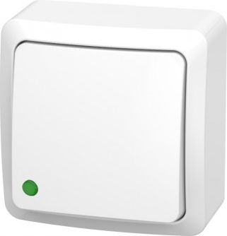 Elektro-Plast BERG Łącznik jednobiegunowy n/t 10AX IP20 biały (3710-00)